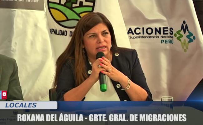 anuncio de roxana del aguila sobre el contrato directo para continuidad operactiva de pasaportes
