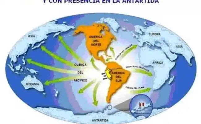 mapa mundi Peru el Mar de Grau