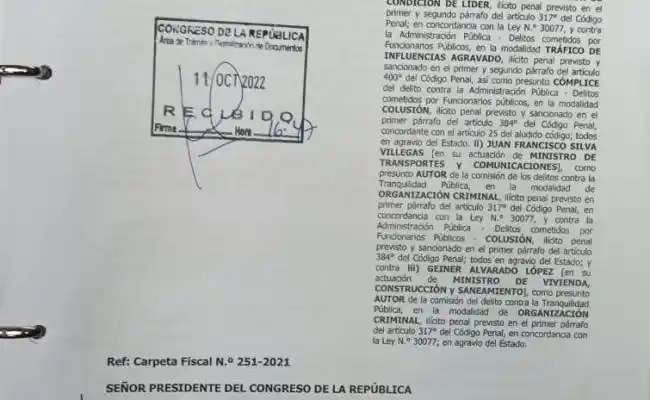 ¡Denuncia inconstitucional y delictiva!